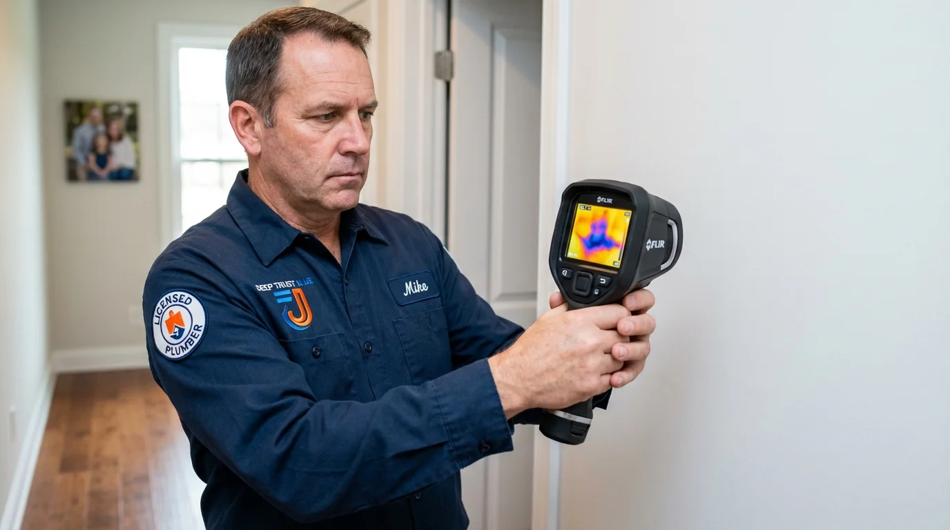 Thermal imaging leak detection by Johns Plumbing LLC in Glen Cove